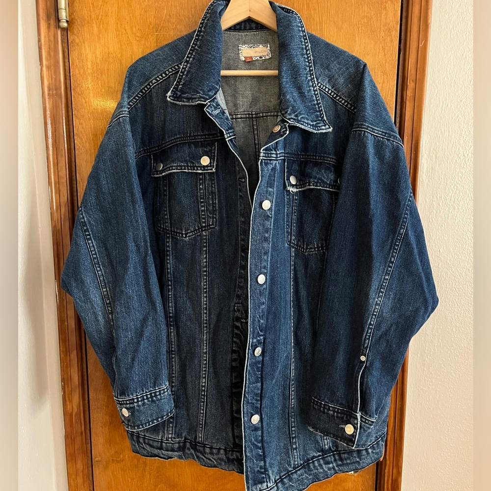 Pilcro for Anthropologie Medi Denim Jacket